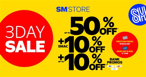 sm 3 day sale 2023